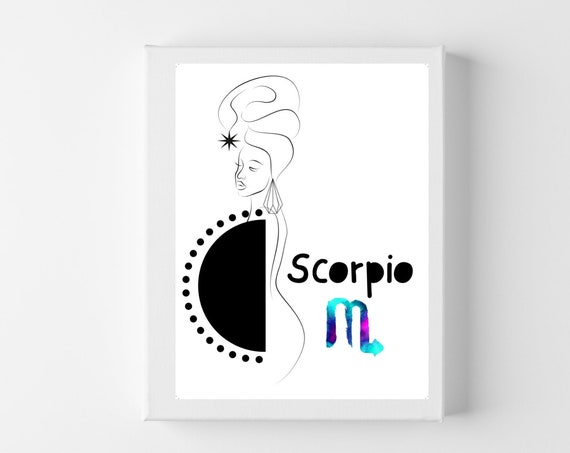 Scorpio Zodiac Wall Art