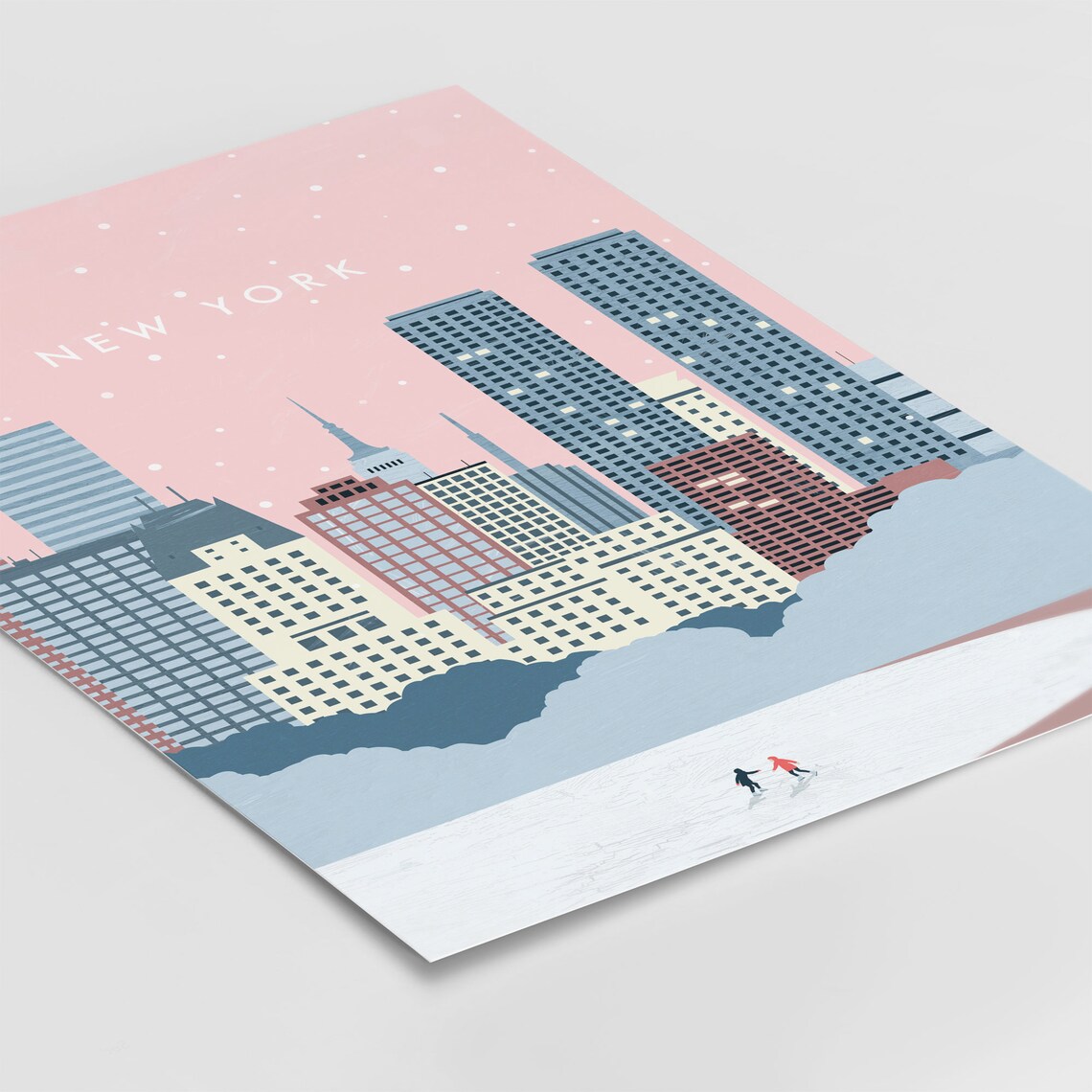 New York City Travel Poster, City Skyline Print - Image 2