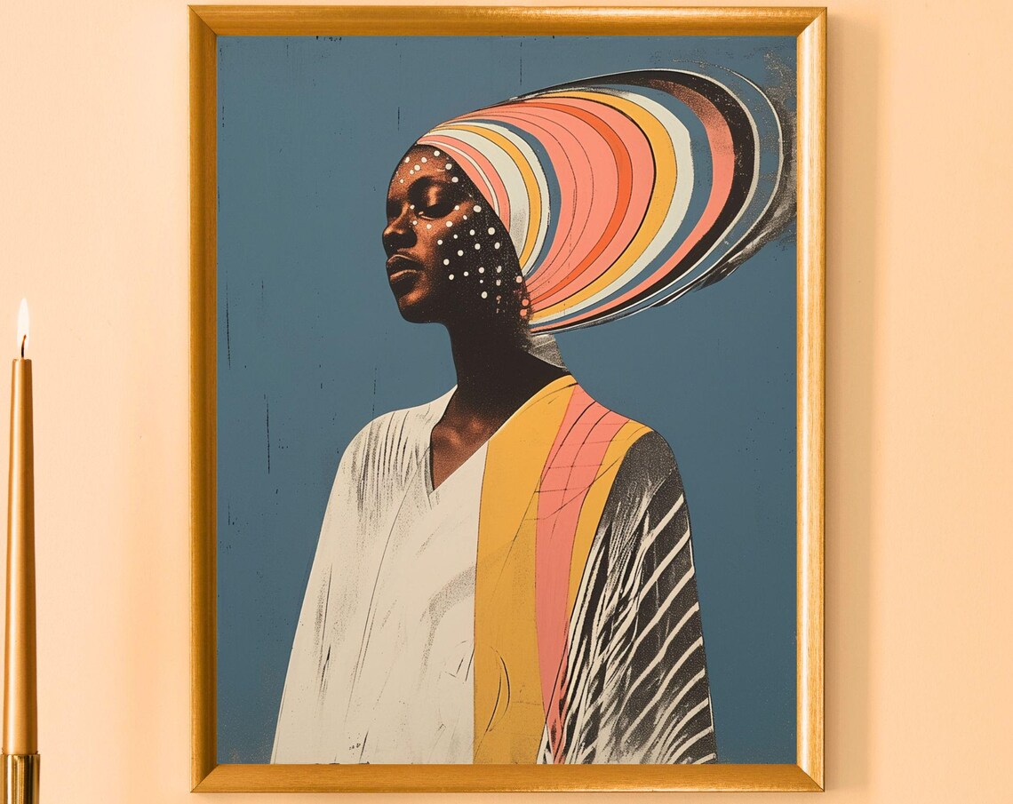 About Stripes No5 Unique Canvas Art Print