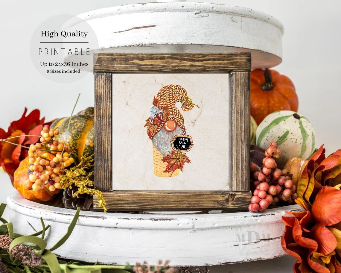 Happy Fall Yall Quote, Modern Farmhouse Decor