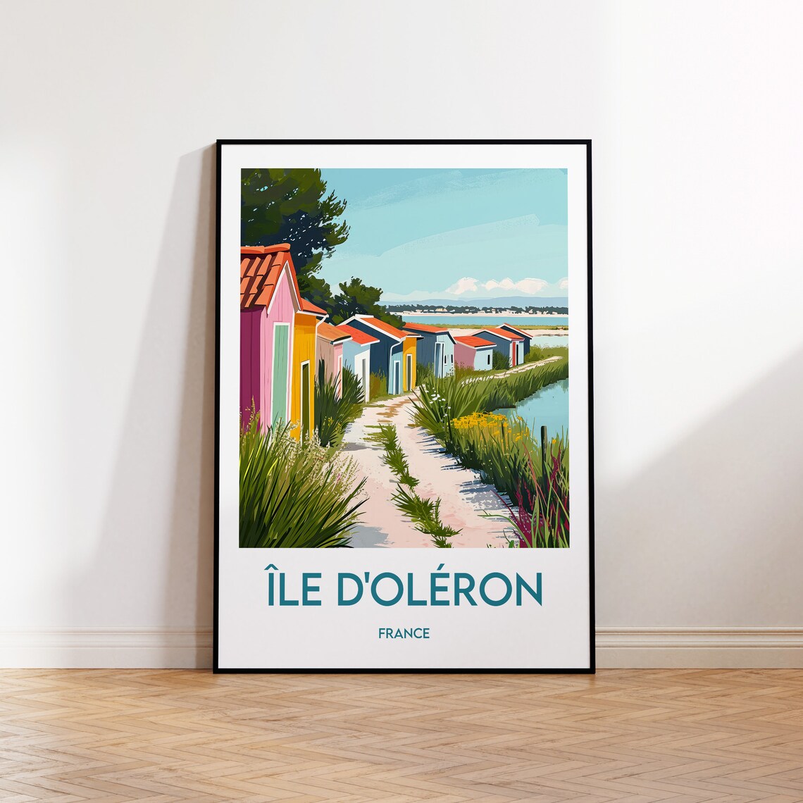 Île d'Oléron, Charente-Maritime Travel Poster Print