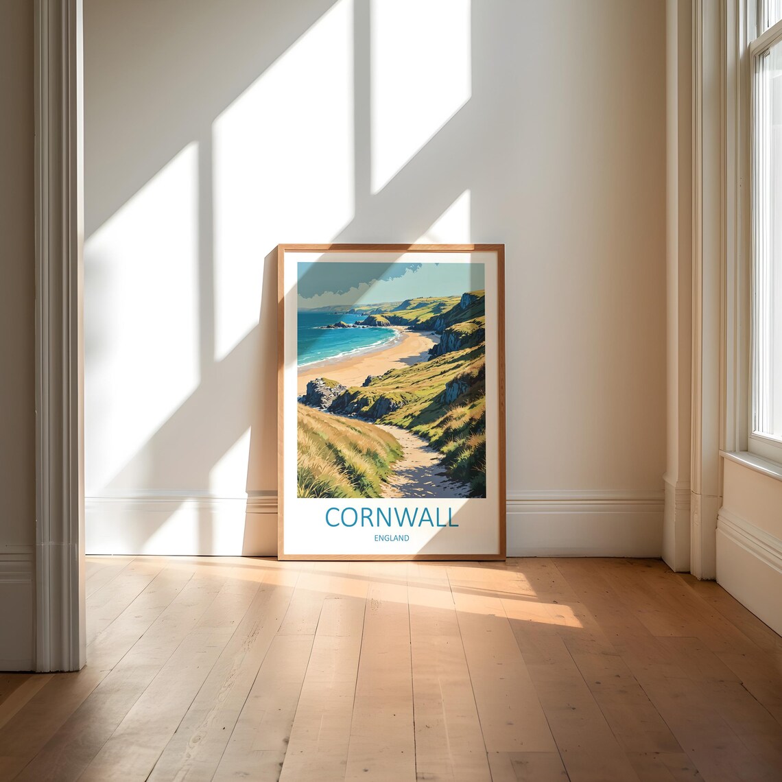 Cornwall Travel Print, Place Wall Art Print - Image 6