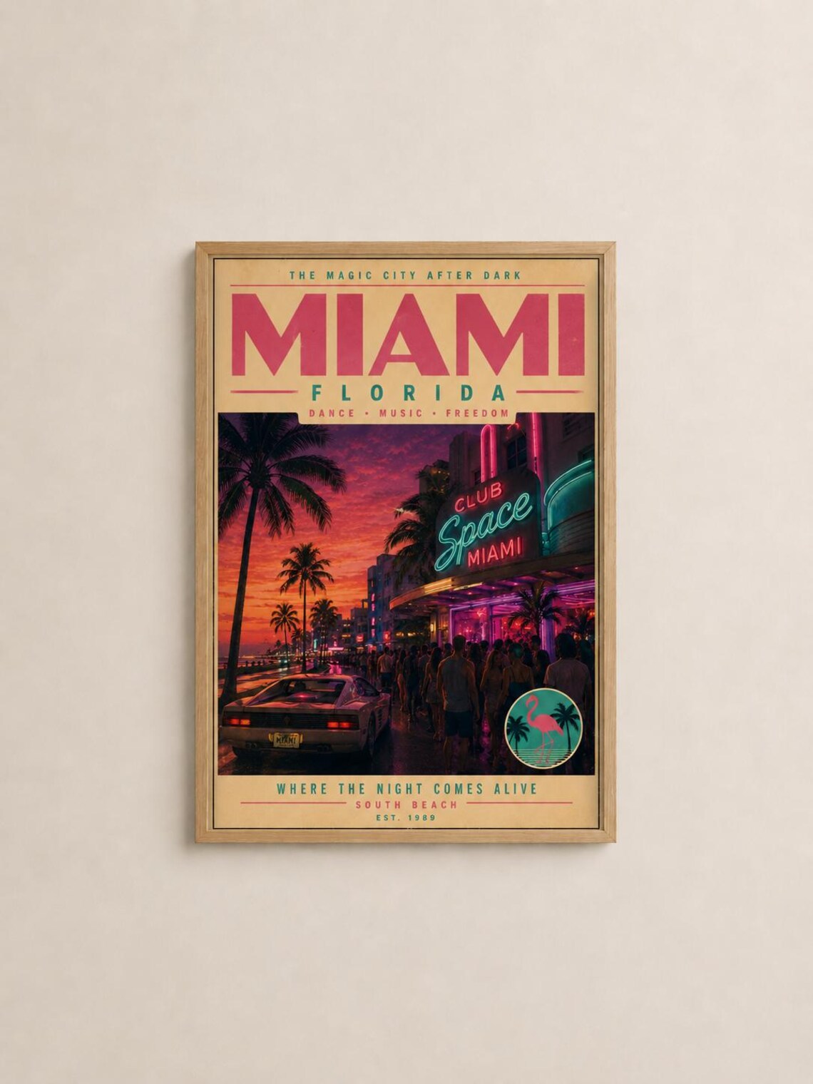 Miami Club Space Retro South Beach Art Deco
