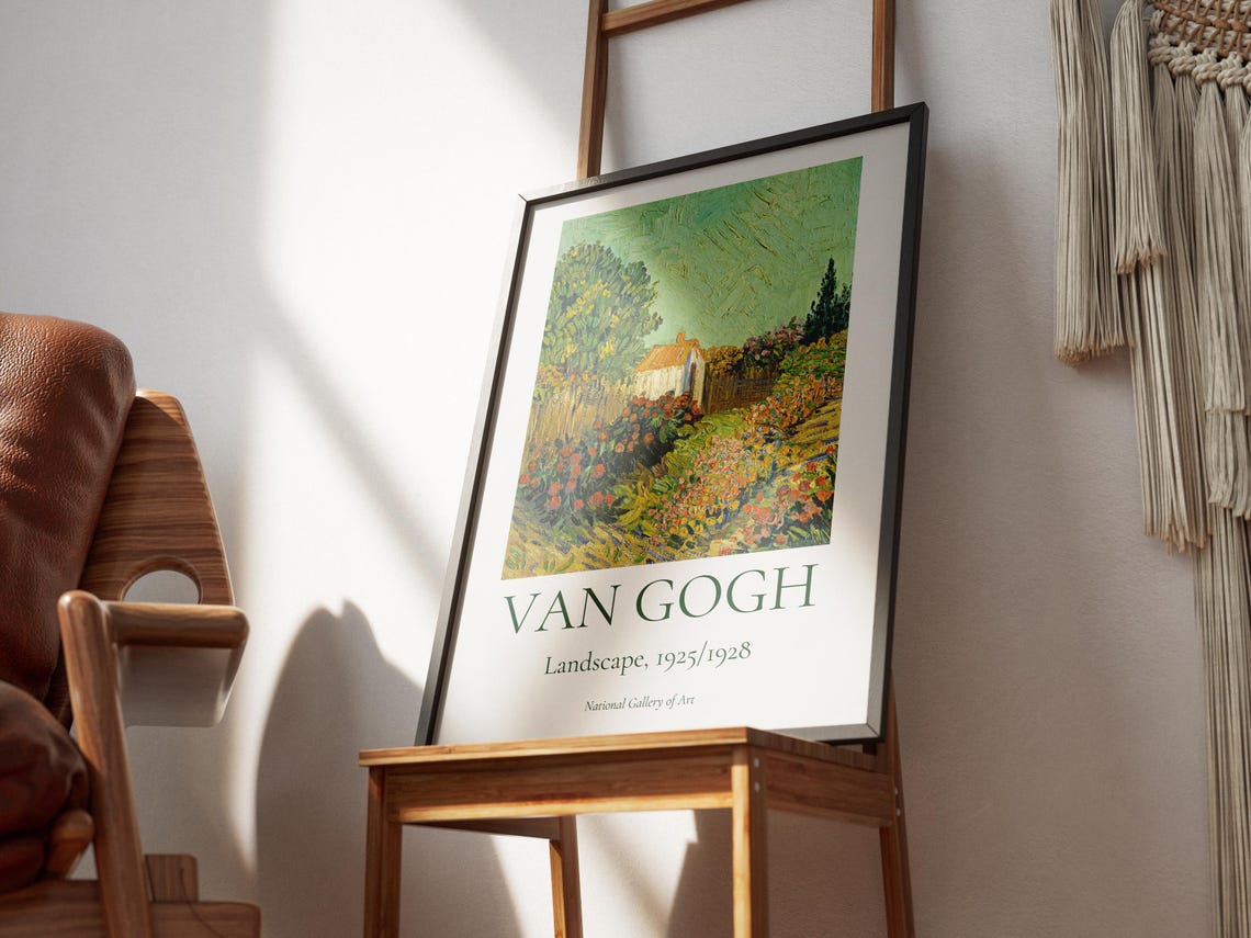 Van Gogh Art Print Van Gogh Exhibition Poster Van Gogh Painting Nature Landscape Art Garden Wall Art Museum Poster - Image 5