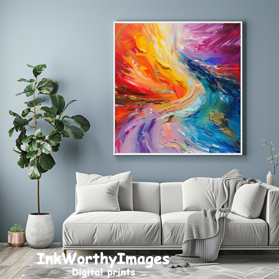 Dynamic Abstract - Contemporary Travel Poster - Image 3