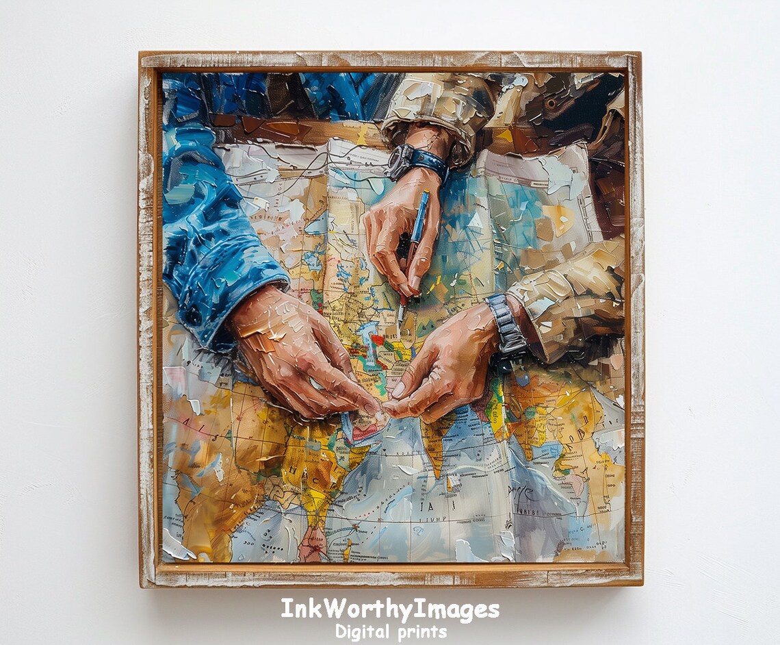World Map Planning Travel Adventure Art, Wanderlust Decor - Image 6