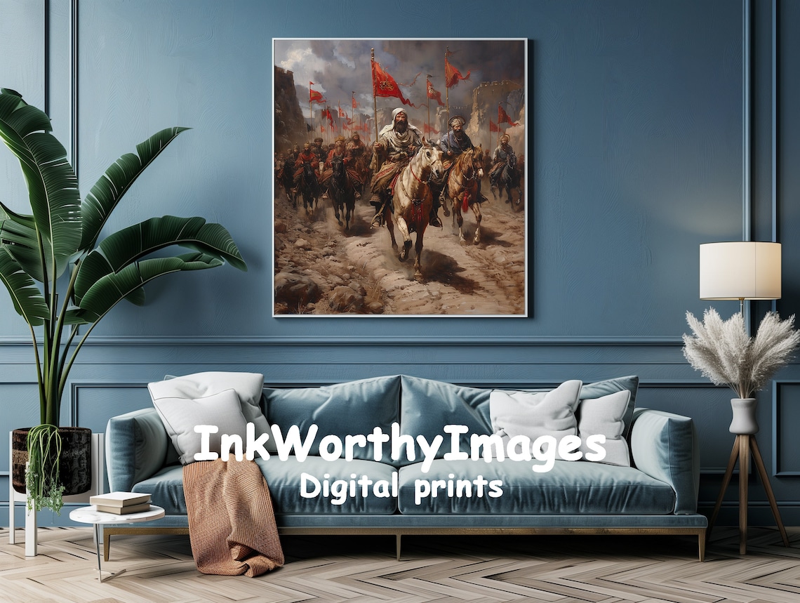 Historical Warrior - Traditional Travel Poster - Image 2