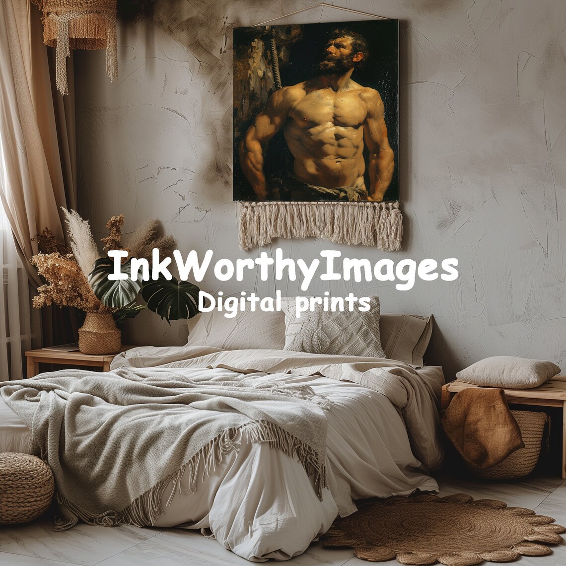 Heroic Warrior Portrait, Classical Renaissance Style - Image 5