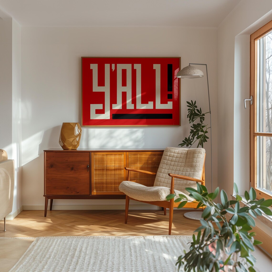 Southern Y'all Art Print, Southern Culture Charm - Image 2