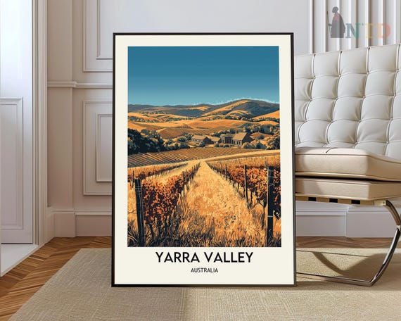 Yarra Valley Print Wall Art Poster Photo Australia