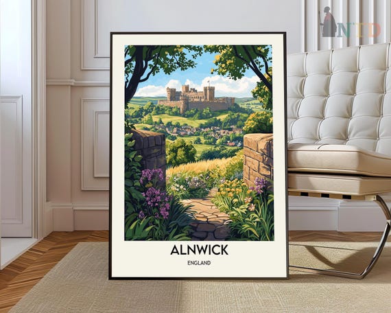 Alnwick Print Alnwick Wall Art Alnwick Poster Alnwick Photo Alnwick Castle Alnwick Northumberland Alnwick England Alnwick Garden