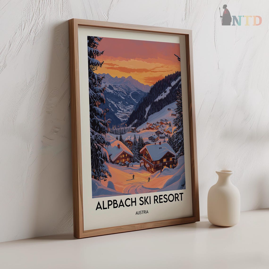 Alpbach Ski Resort Print Alpbach Ski Resort Wall Art Alpbach Ski Resort Poster Alpbach Ski Resort Photo Alpbach Ski Resort Austria - Image 2