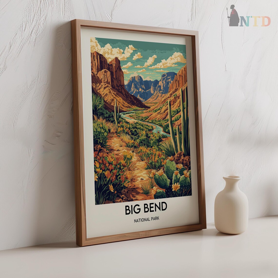 Big Bend National Park Travel Poster, Wall Art - Image 2