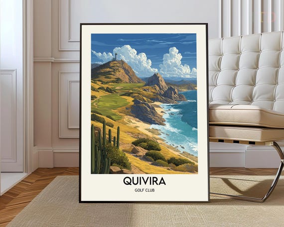 Quivira Golf Club Poster Wall Art Print Photo Cabo San Lucas