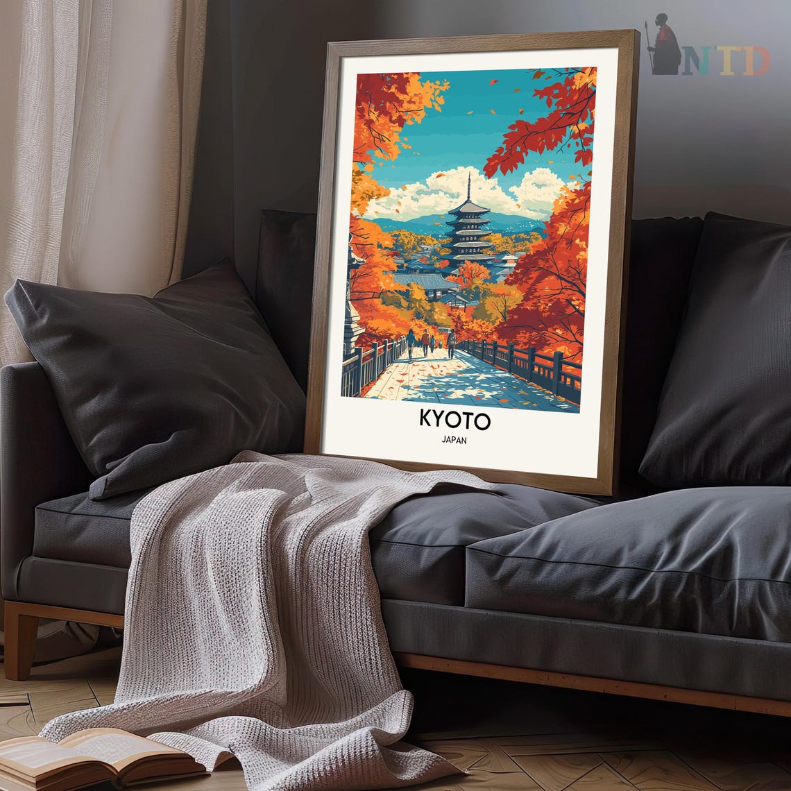 Kyoto Print Kyoto Wall Art Kyoto Poster Kyoto Photo Kyoto Poster Print Kyoto Wall Decor Japan Poster Japan Print Kyoto City Japan - Image 3