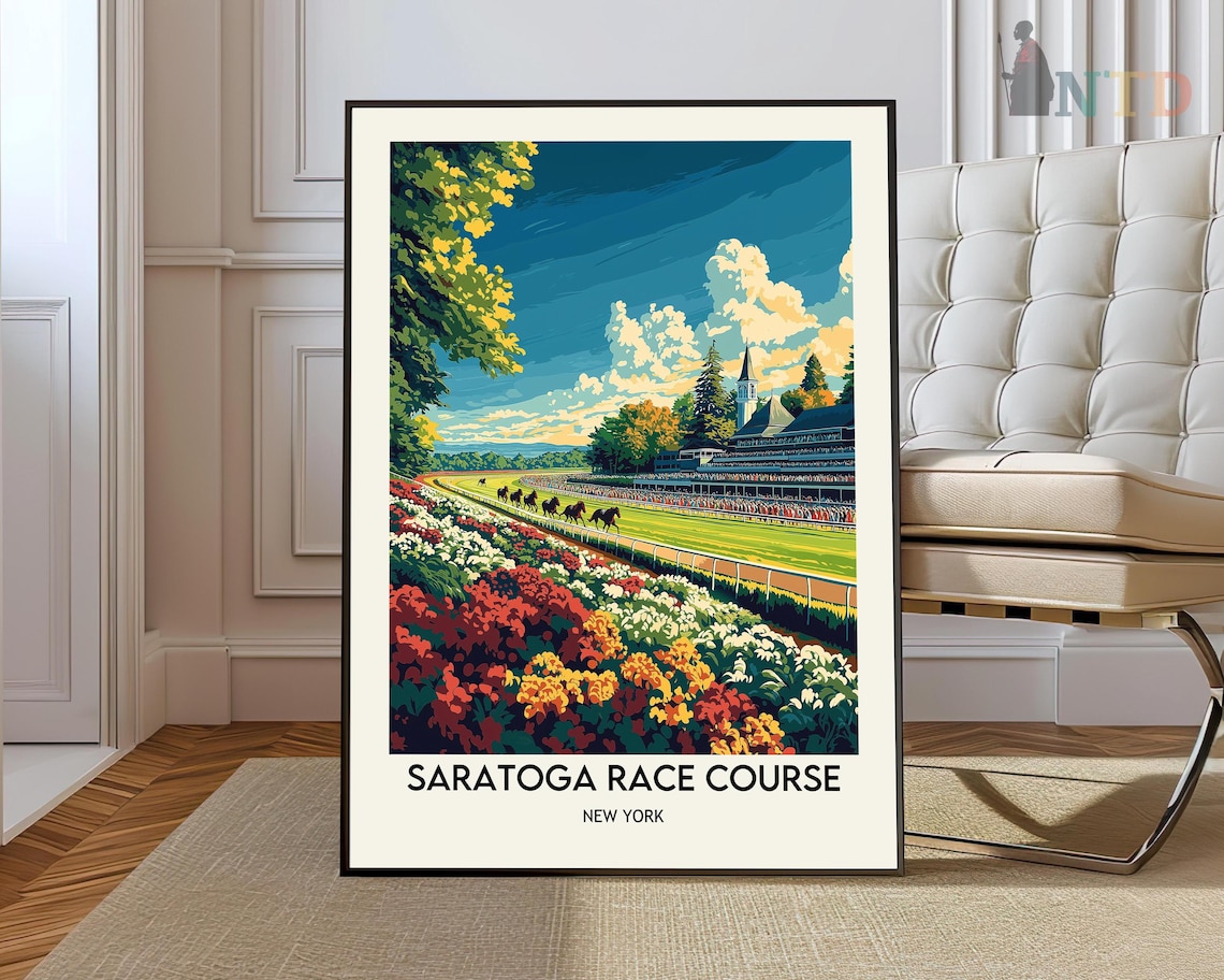 Saratoga Race Course Art Print, New York