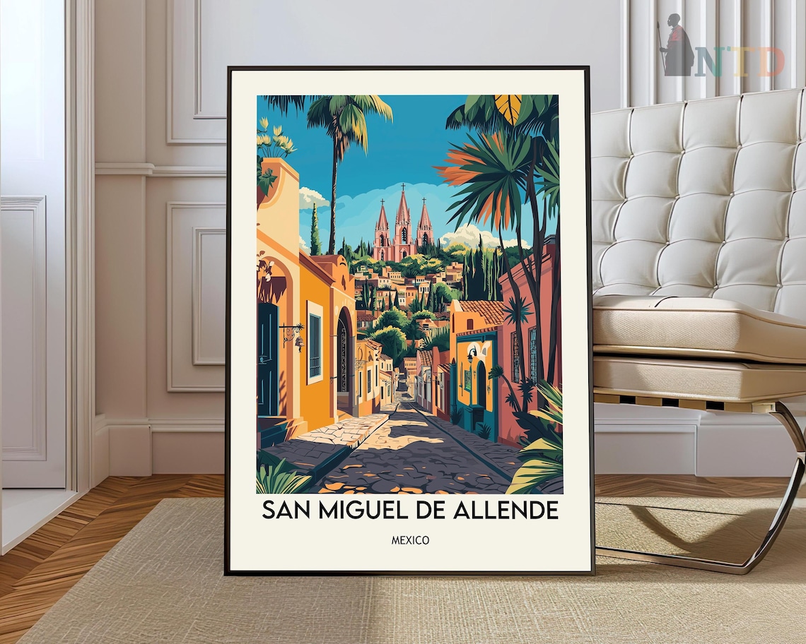 San Miguel De Allende Travel Poster Print, Mexico
