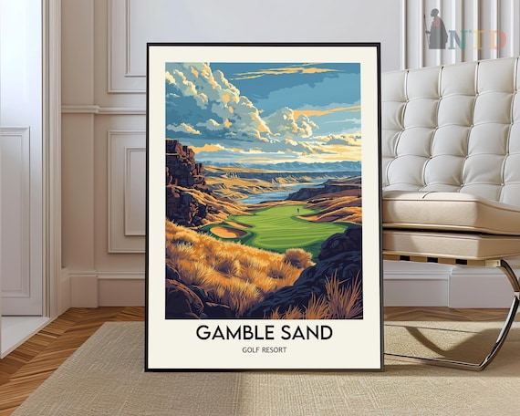Gamble Sand Golf Resort Desert Canyon Golf Course Vista Poster
