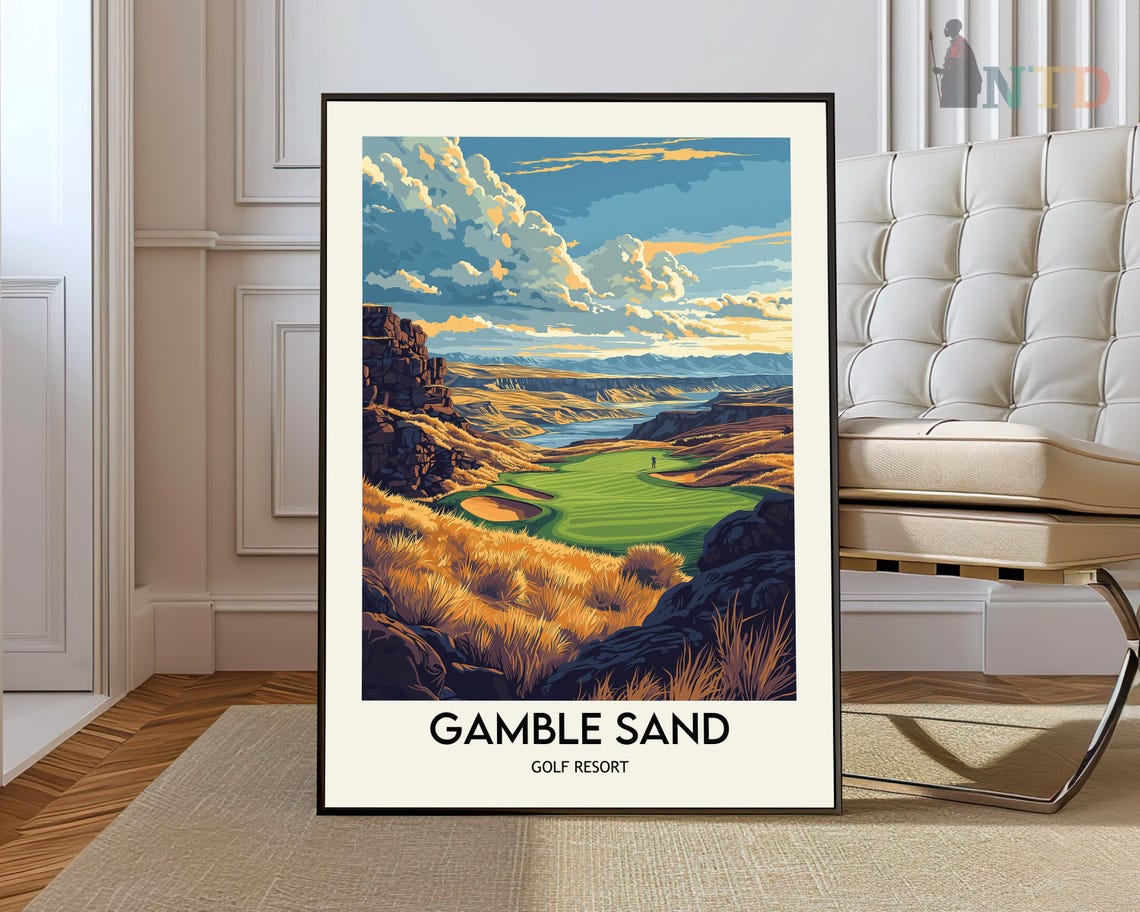 Gamble Sand Golf Resort Desert Canyon Golf Course Vista Poster