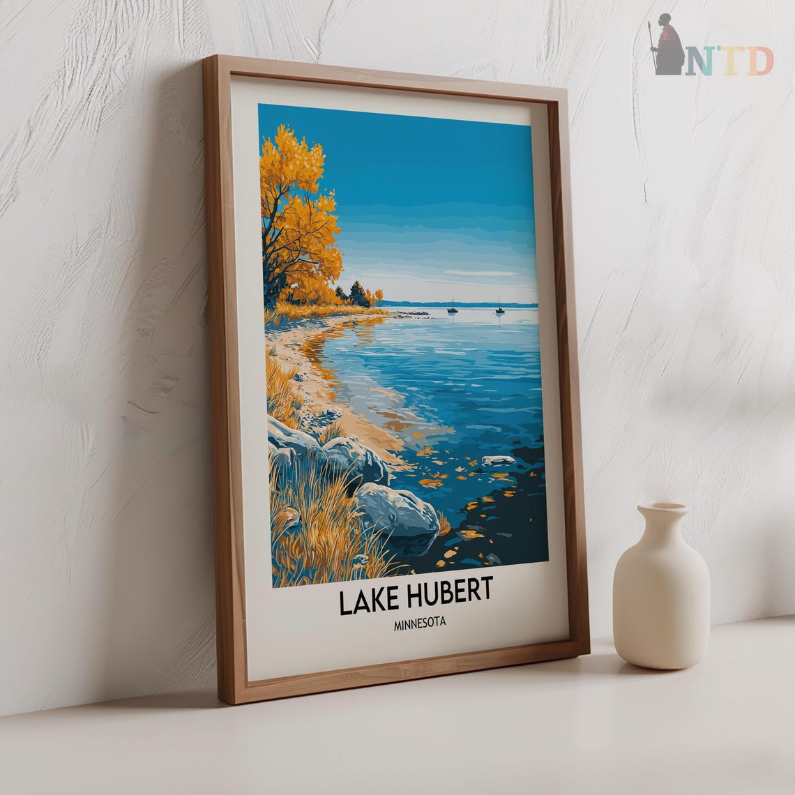 Lake Hubert Print Lake Hubert Wall Art Lake Hubert Poster Lake Hubert Photo Lake Hubert Poster Print Lake Hubert Minnesota Poster - Image 2