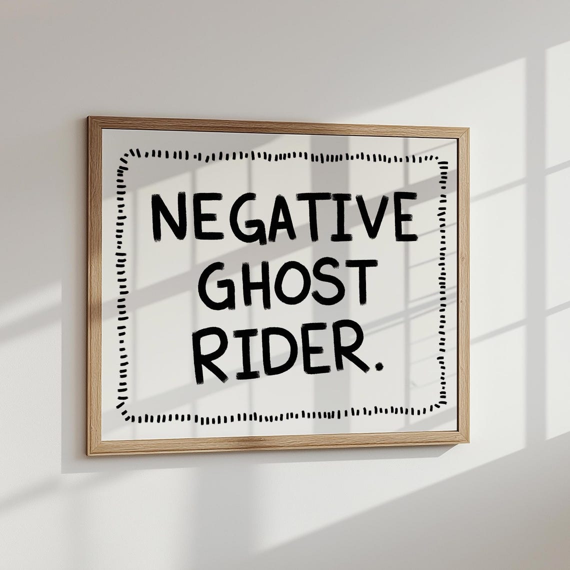 Negative Ghost Rider Top Gun Quote Funny Classic Movie Wall Poster - Image 3