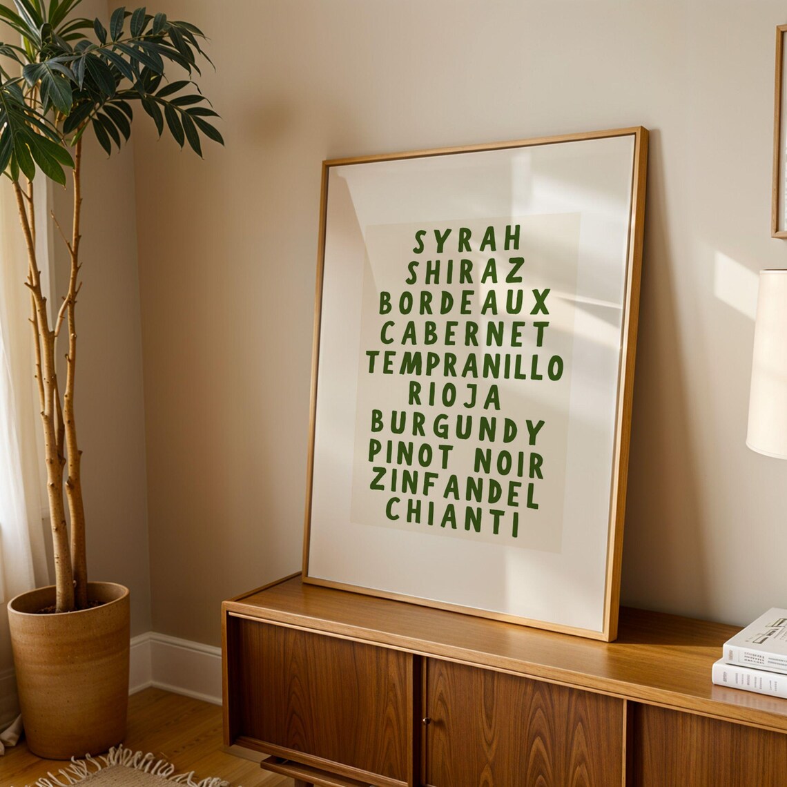 Wine Cocktail Poster, Bar Cart Art Print - Image 2