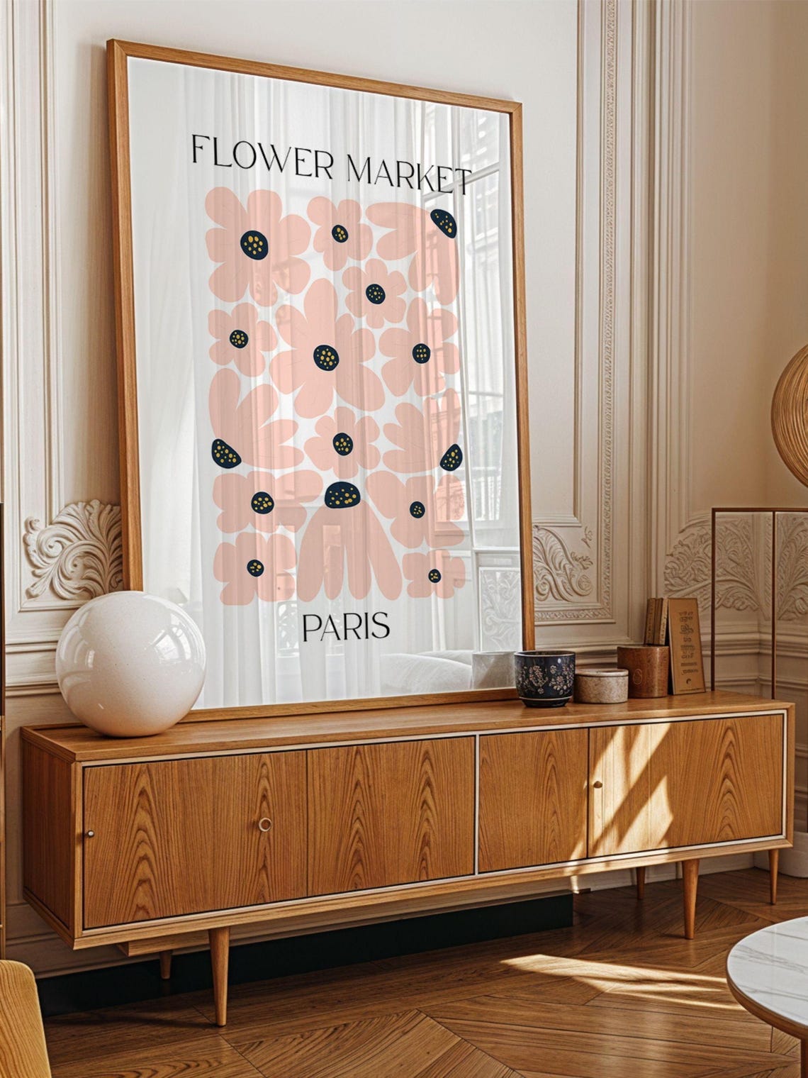 Paris Flower Market, Matisse Style Art Print - Image 2