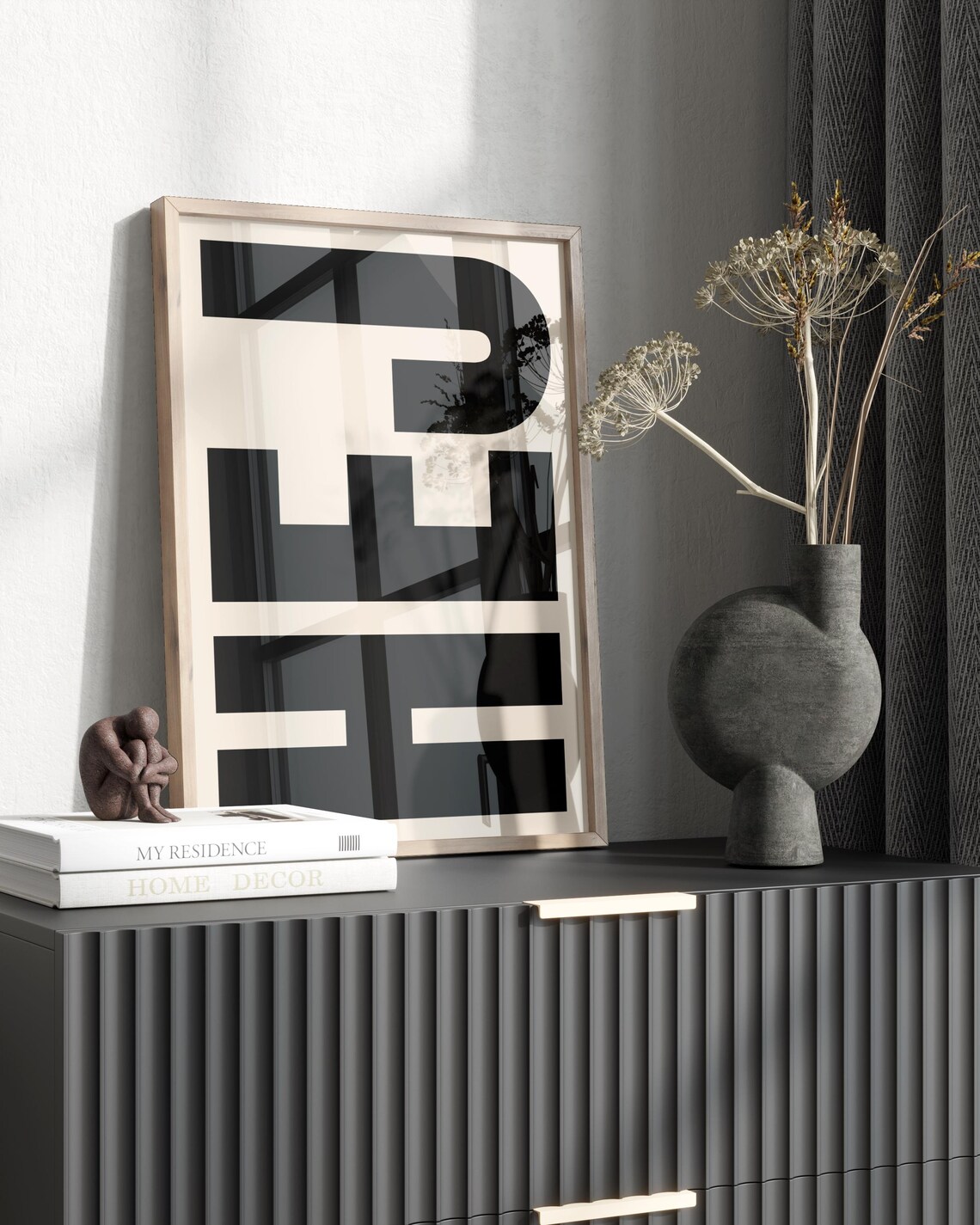 Hej Scandinavian Typography Retro Poster Print - Image 3