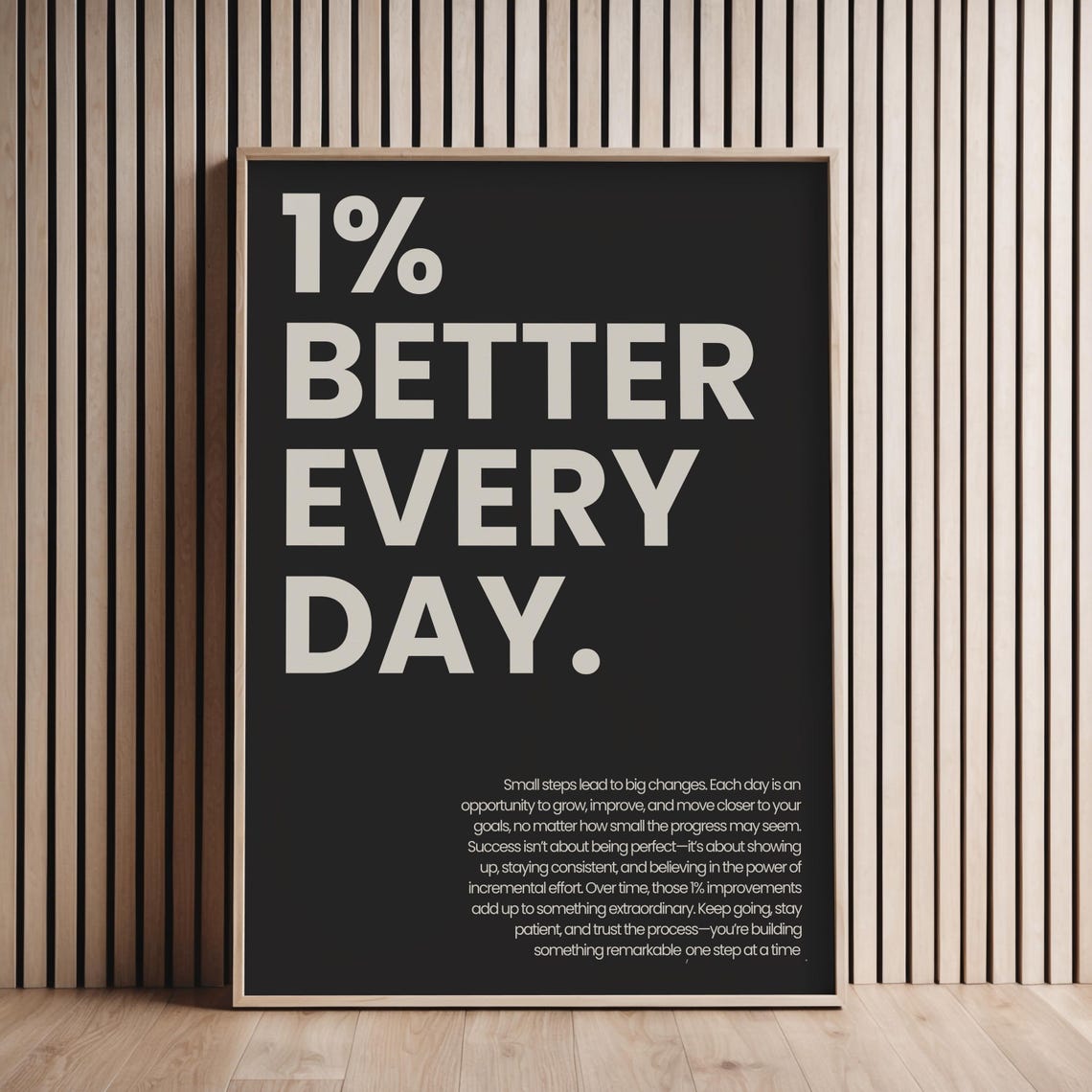 Motivational Poster Better Every Day Poster