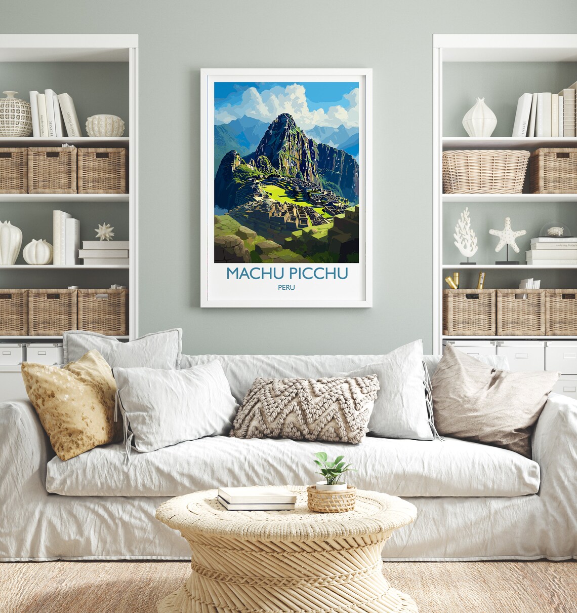 Machu Picchu Travel Poster, South America Art Print - Image 4