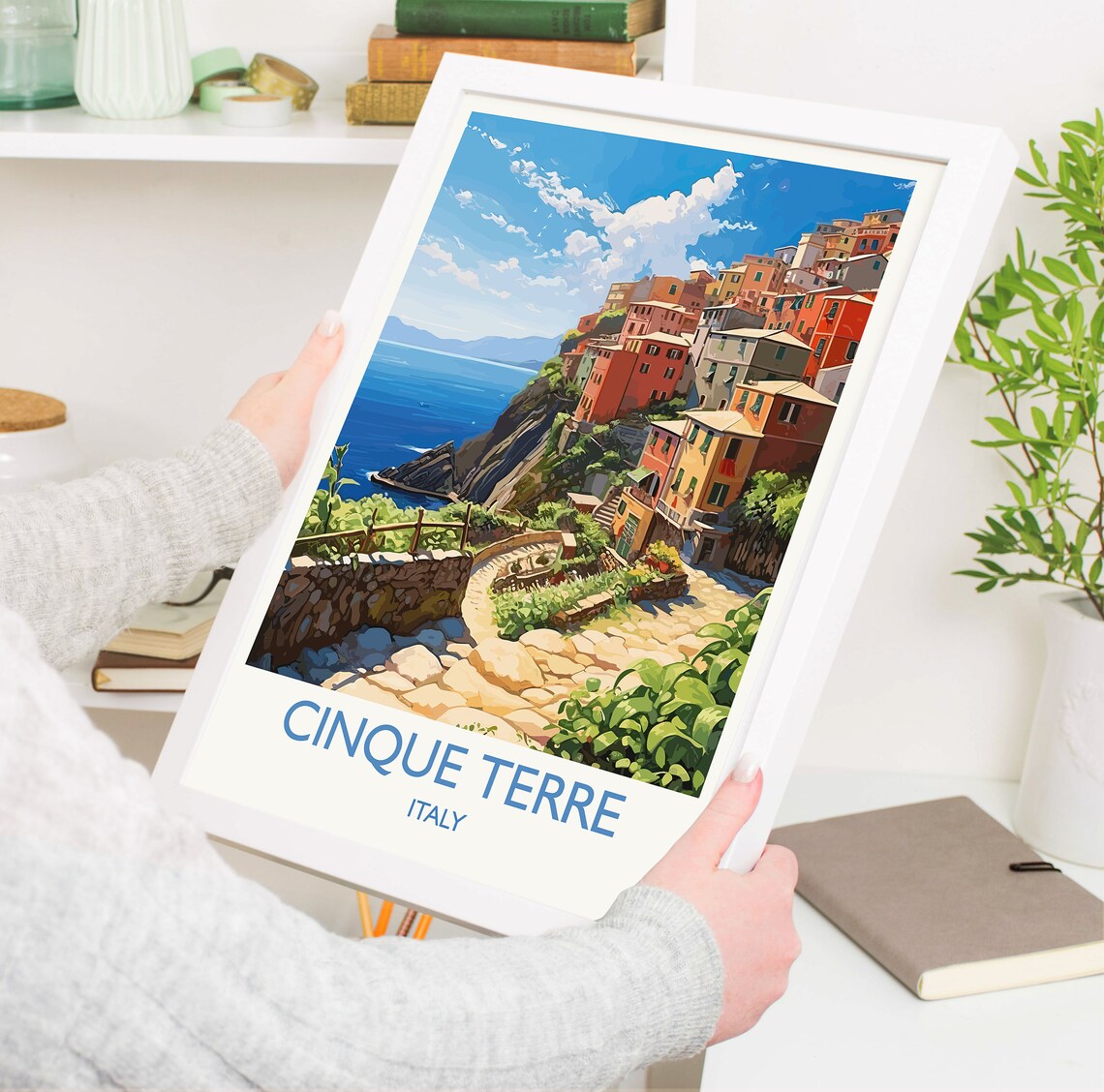 Cinque Terre - Italian Coastal Travel Poster - Image 5