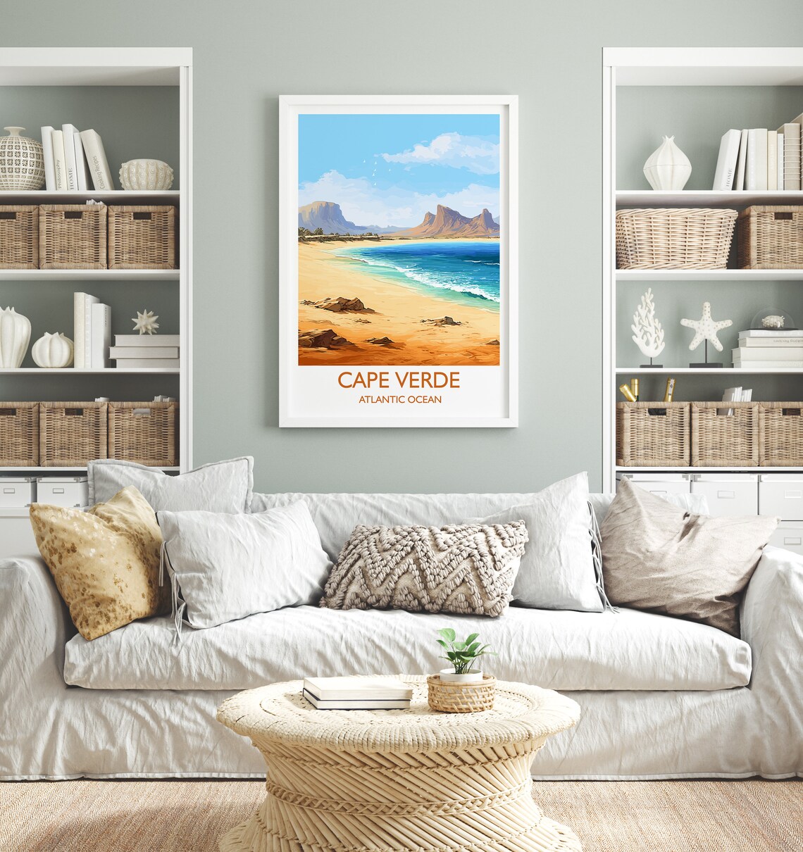 Cape Verde Travel Poster, African Wall Art Print - Image 4