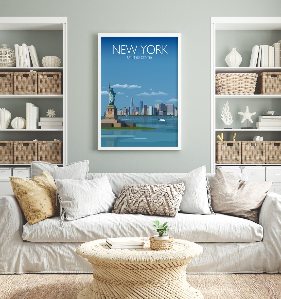 New York Travel Poster, Cityscape Art Print - Image 2