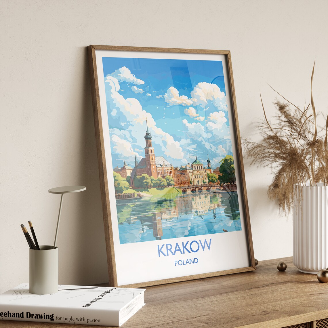 Krakow Travel Poster, Poland Travel Print - Image 2