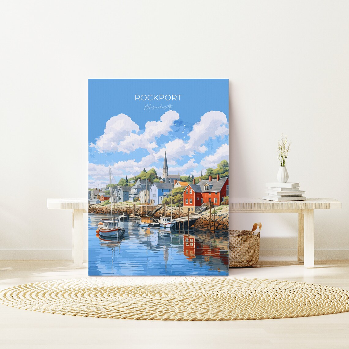 Rockport Massachusetts Travel Poster Print - Image 4