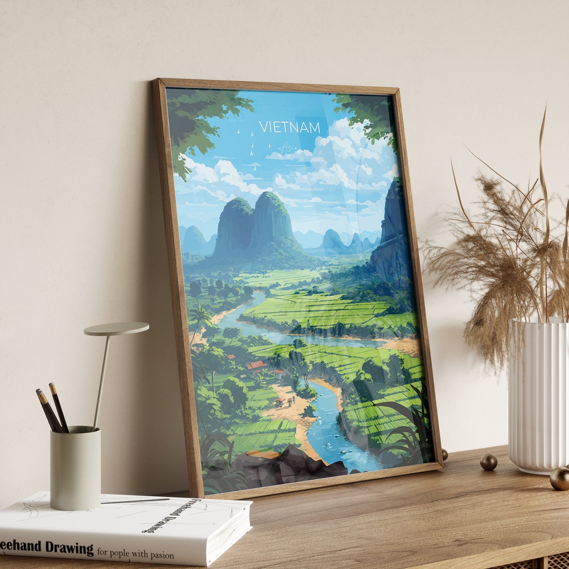 Vietnam Asia Gift Travel Poster - Image 2