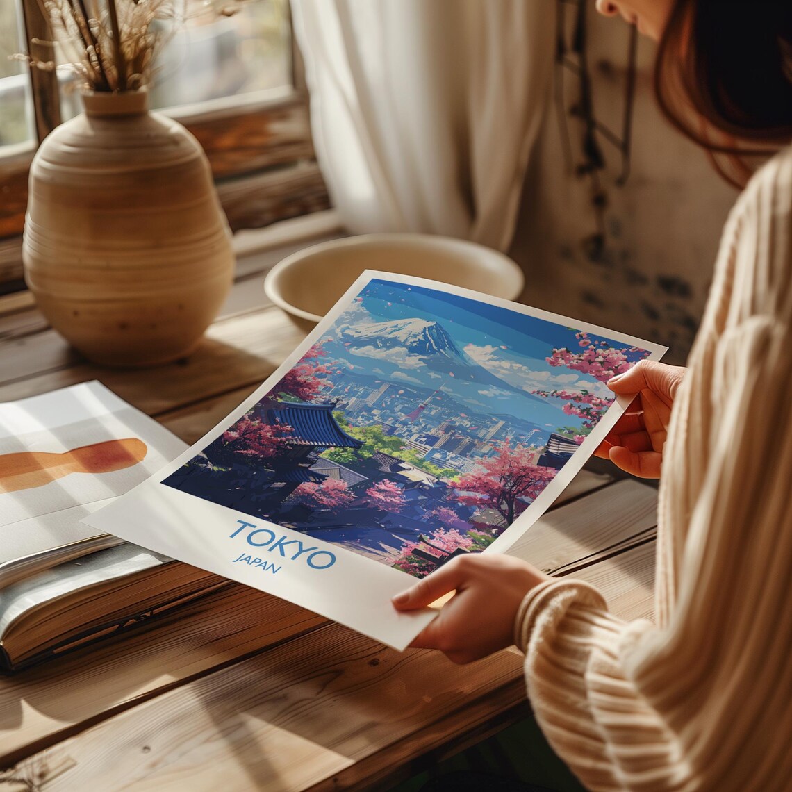 Tokyo Travel Poster, Japan and Asia Wall Art Print - Image 2