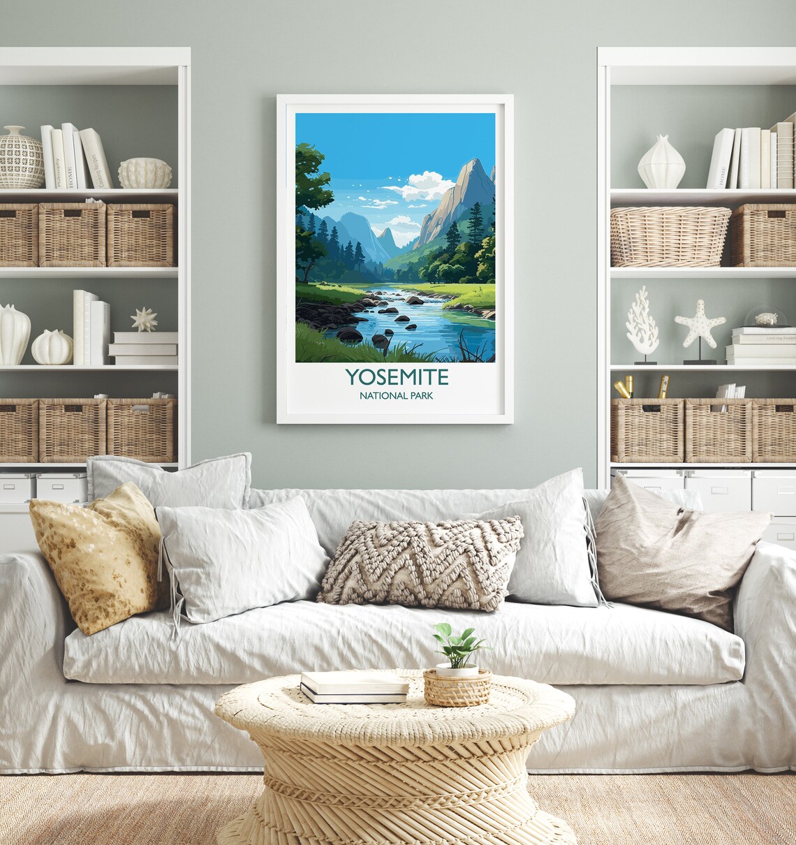 Yosemite Poster Travel Print Of Yosemite National Park Art Yosemite Gift Colorado Usa Travel Gift - Image 4