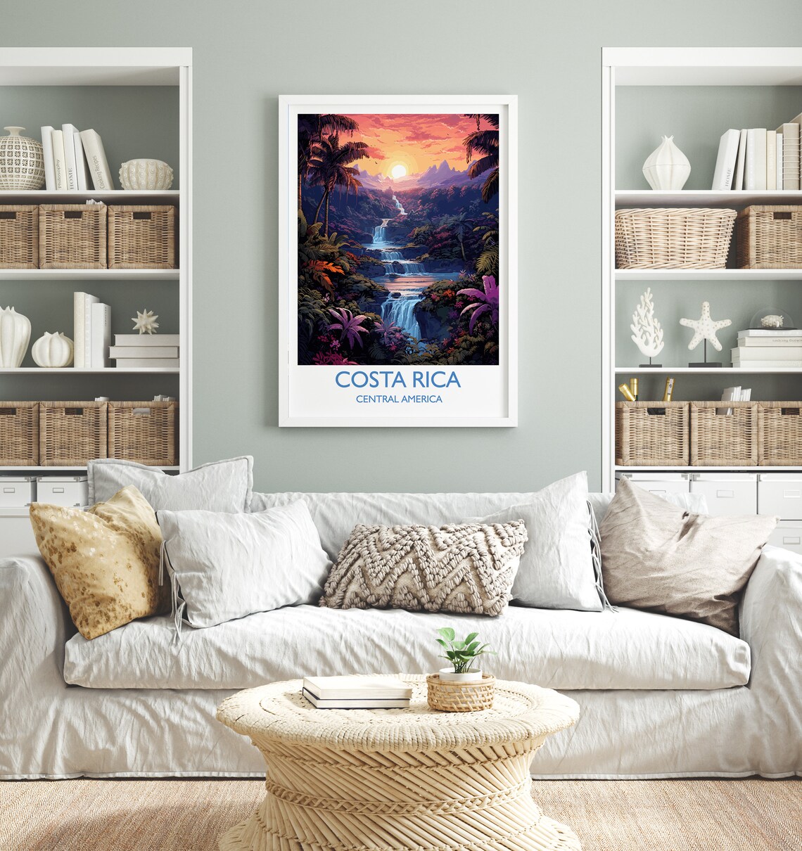 Costa Rica Travel Poster, Central America Travel Print - Image 4