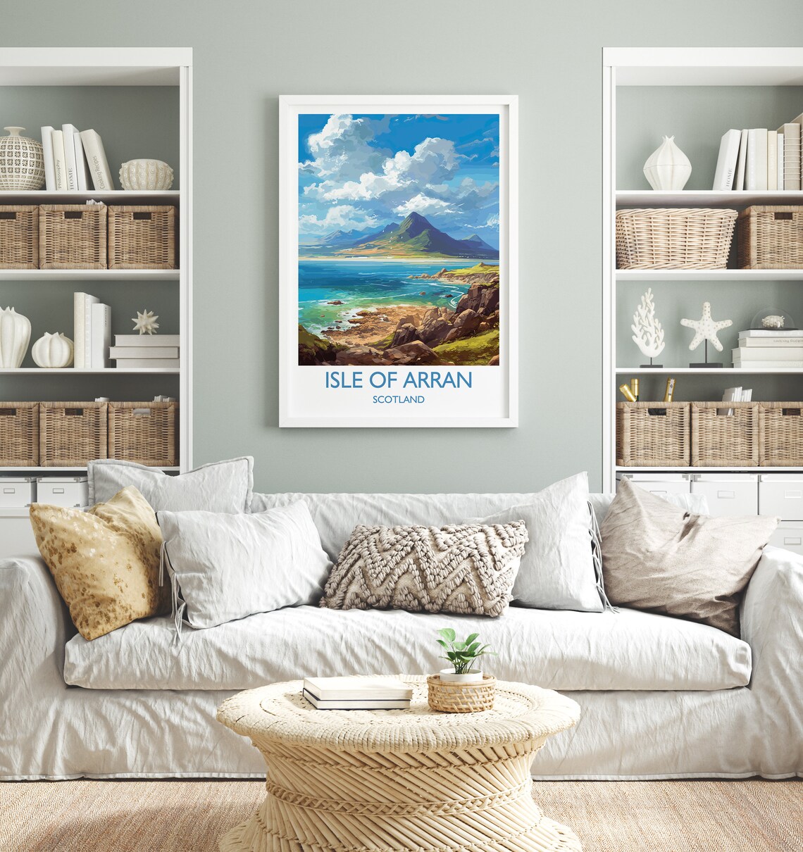 Isle Of Arran Travel Poster, Scotland Travel Print - Image 4