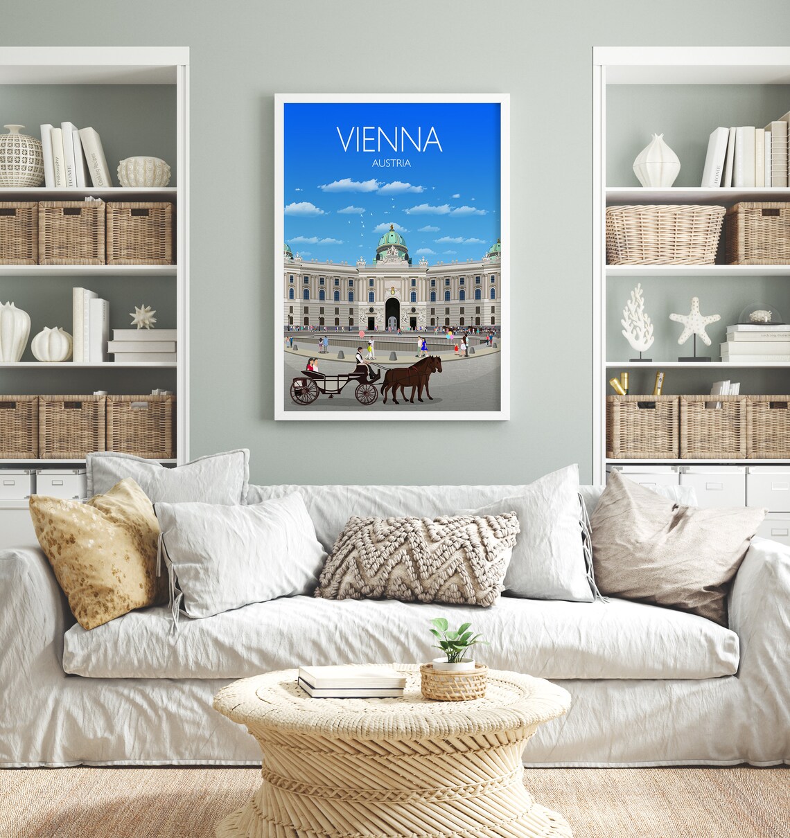 Vienna Travel Poster, Austria Travel Art Print - Image 3