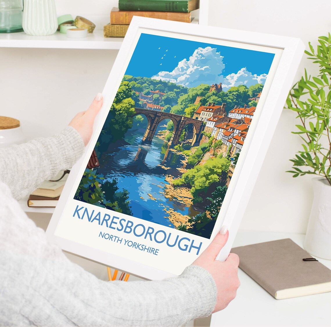 Knaresborough Travel Poster, North Yorkshire Travel Print - Image 5