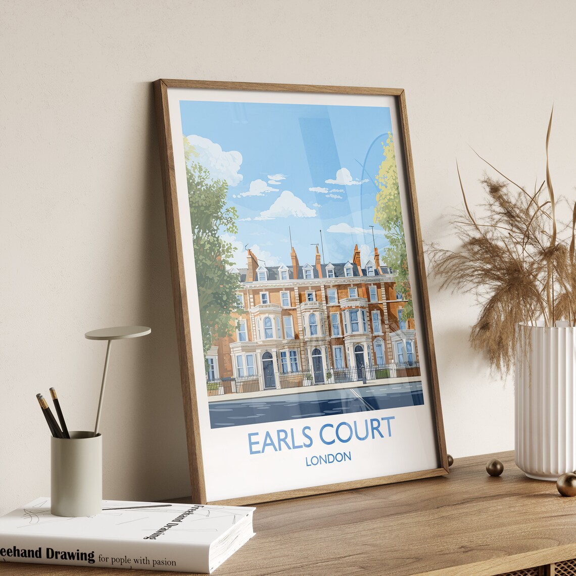 Earls Court Travel Poster, London Travel Print - Image 3