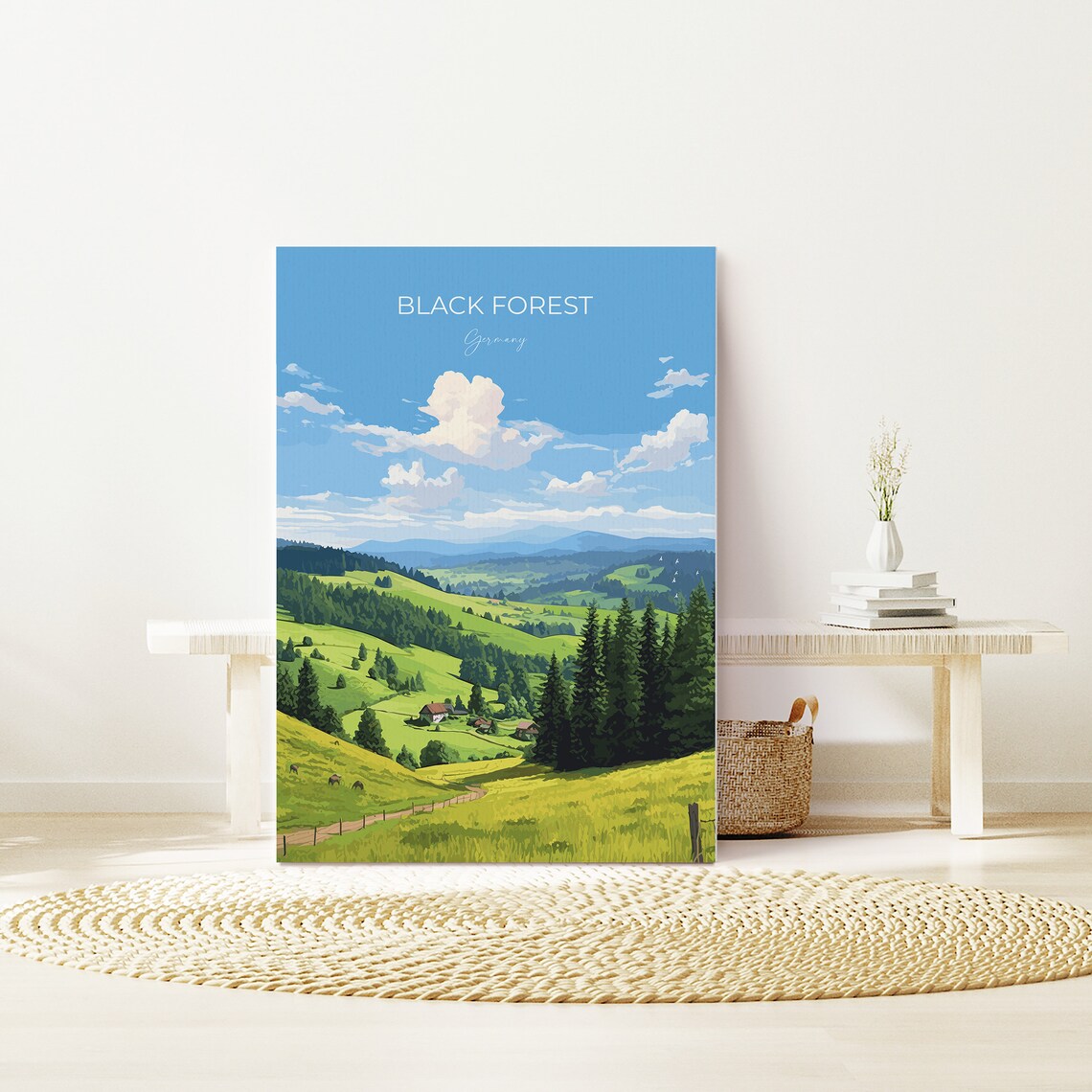 Black Forest Travel Poster, Germany Wall Art Print - Image 3