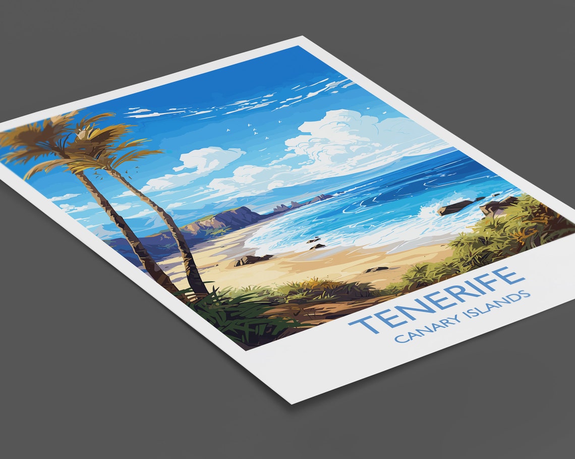 Tenerife Art Lovers Gift Wall Art Print - Image 2