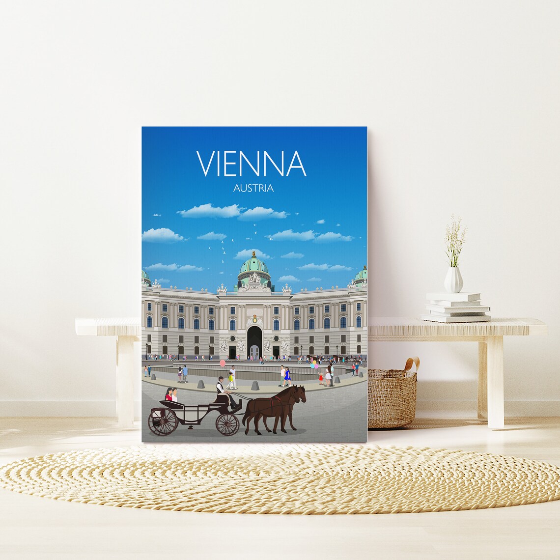 Vienna Travel Poster, Austria Travel Art Print - Image 4