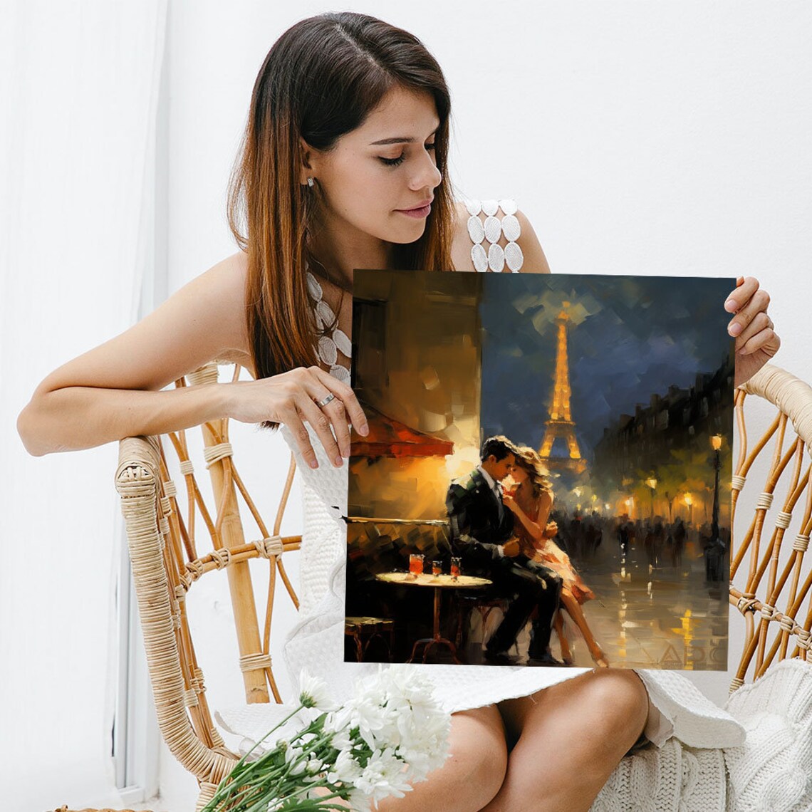 Paris Cityscape and Eiffel Tower Travel Poster - Image 5