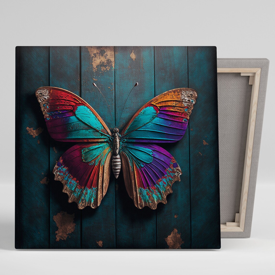 Butterfly Nursery Wall Decor, Abstract Art Print