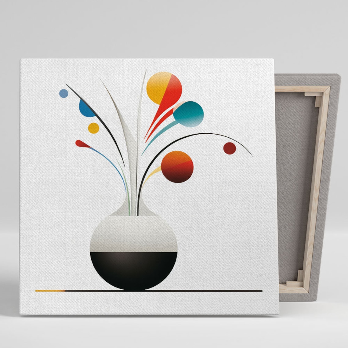 Abstract Vase Modern Still Life, Contemporary Art Print