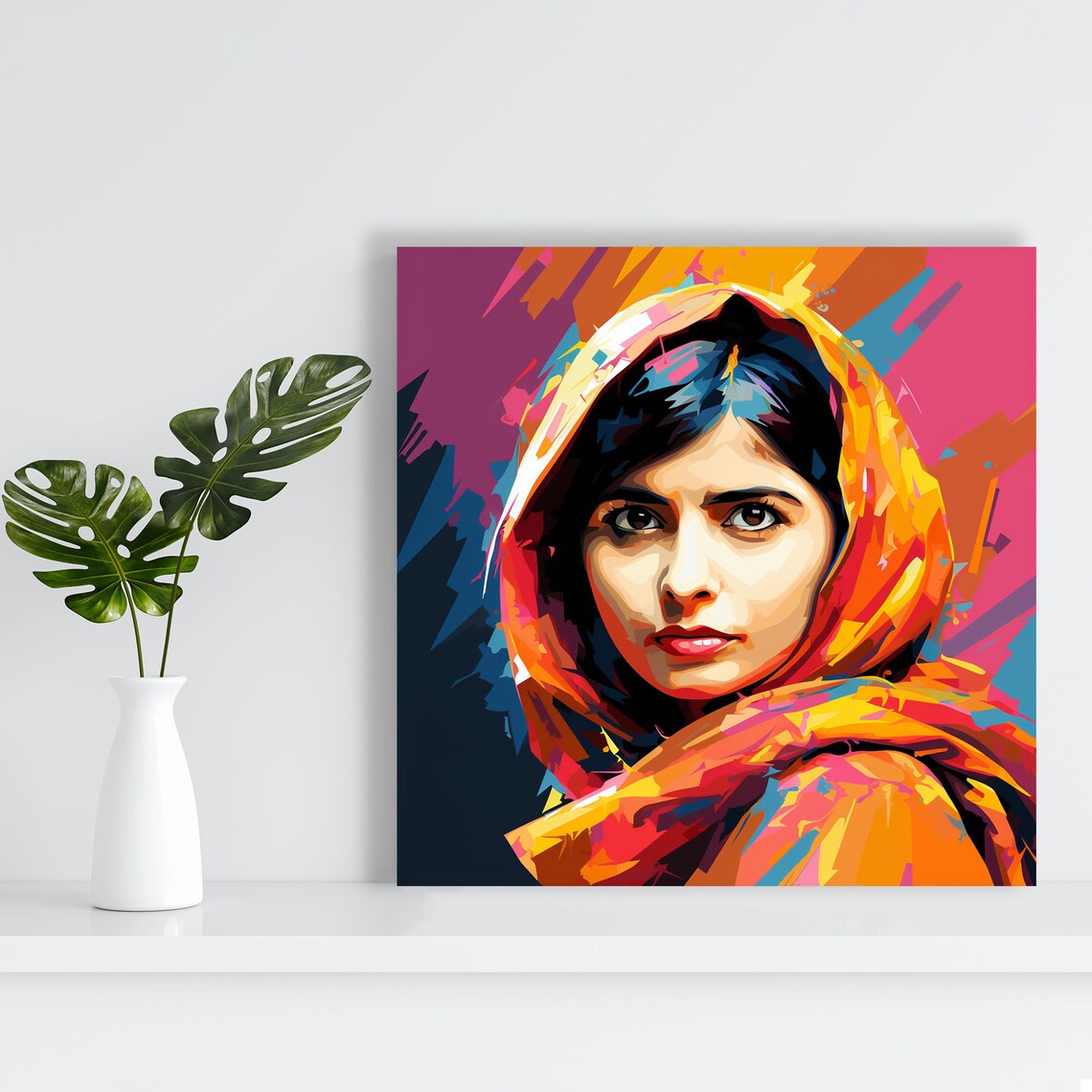 Malala Yousafzai Art Print, Girl Power Portrait - Image 4